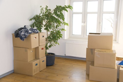 Careful waste sorting and recycling during a man and van move