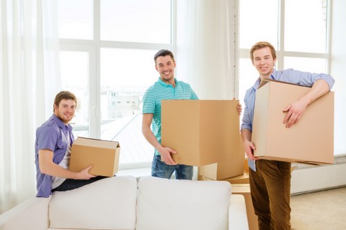 Furniture and box loading for a move in Ilford