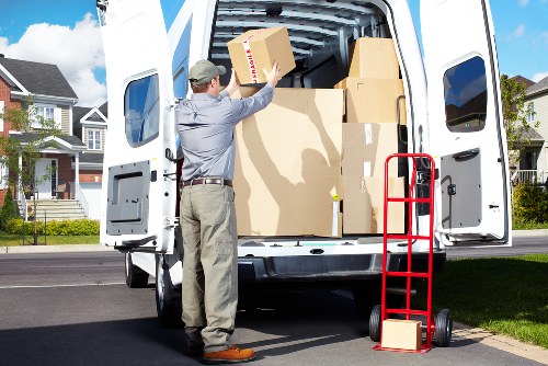 A moving van staged for a flat or home relocation in Ilford