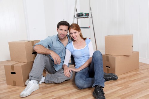 Careful handling of furniture during a student relocation in Ilford