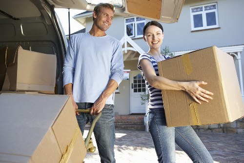 Packing and loading a moving truck for an Ilford relocation