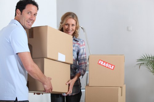 Careful loading of household furniture for local transport